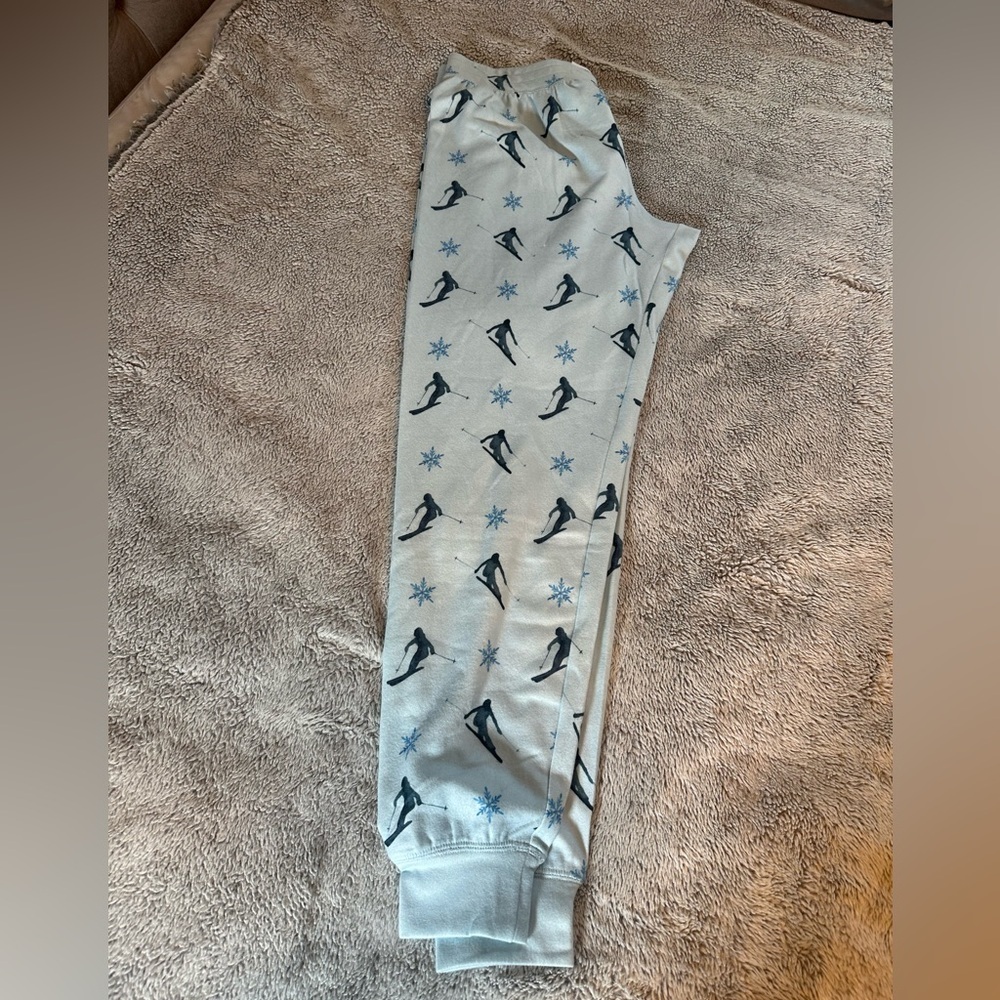 P.J. Salvage Women’s Ski Pajama Bottoms, Size Large New